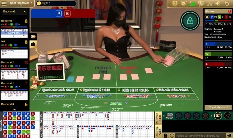 Cầu Baccarat kiểu dính kép 2 – 3 – 4 – 2 – 2 Cầu Baccarat kiểu dính kép 2 – 3 – 4 – 2 – 2