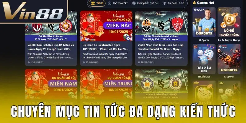 Chuyên mục tin tức hữu ích hỗ trợ người chơi
